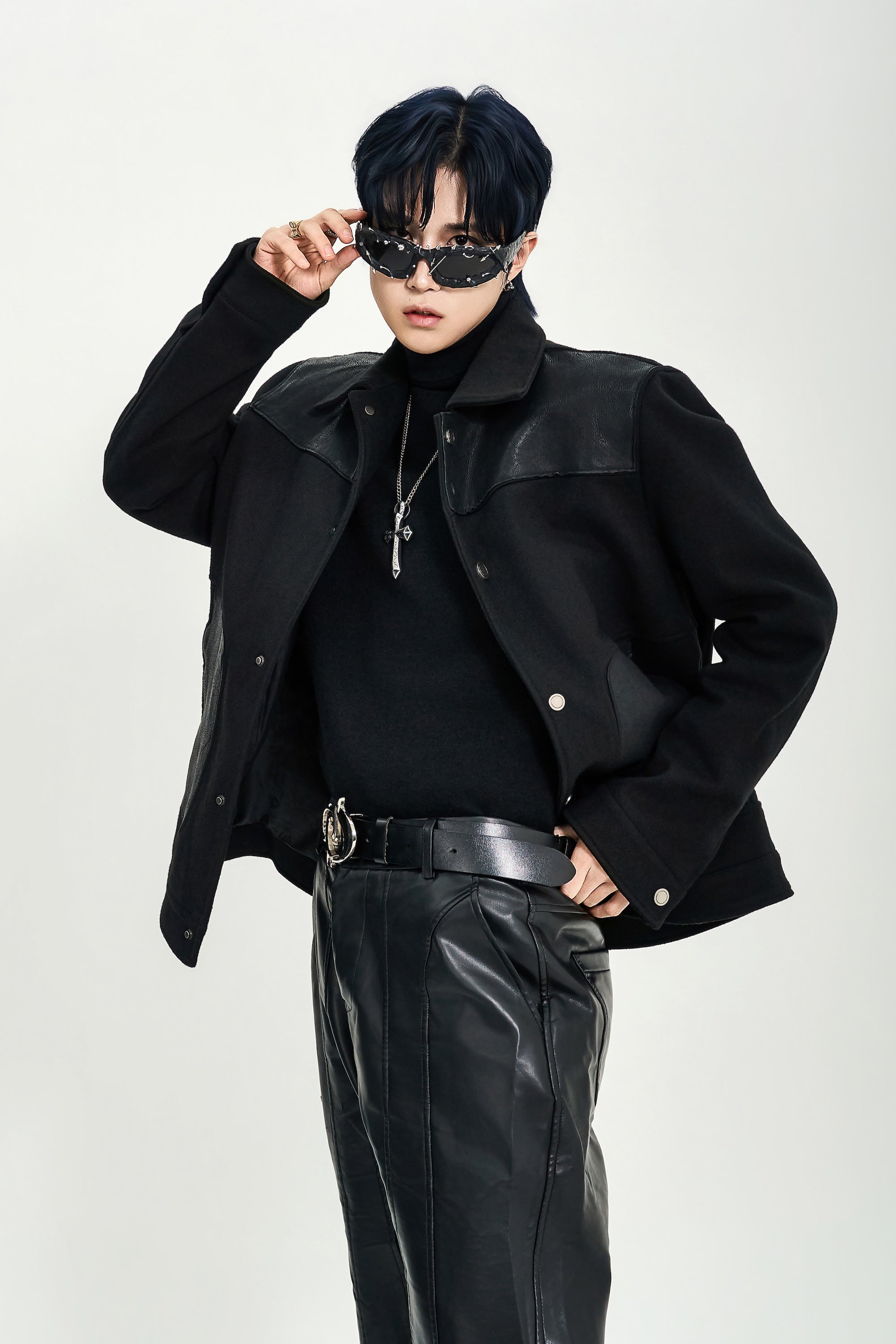 The Nomad Obsidian Flare Leather Trouser (Pre-Order)