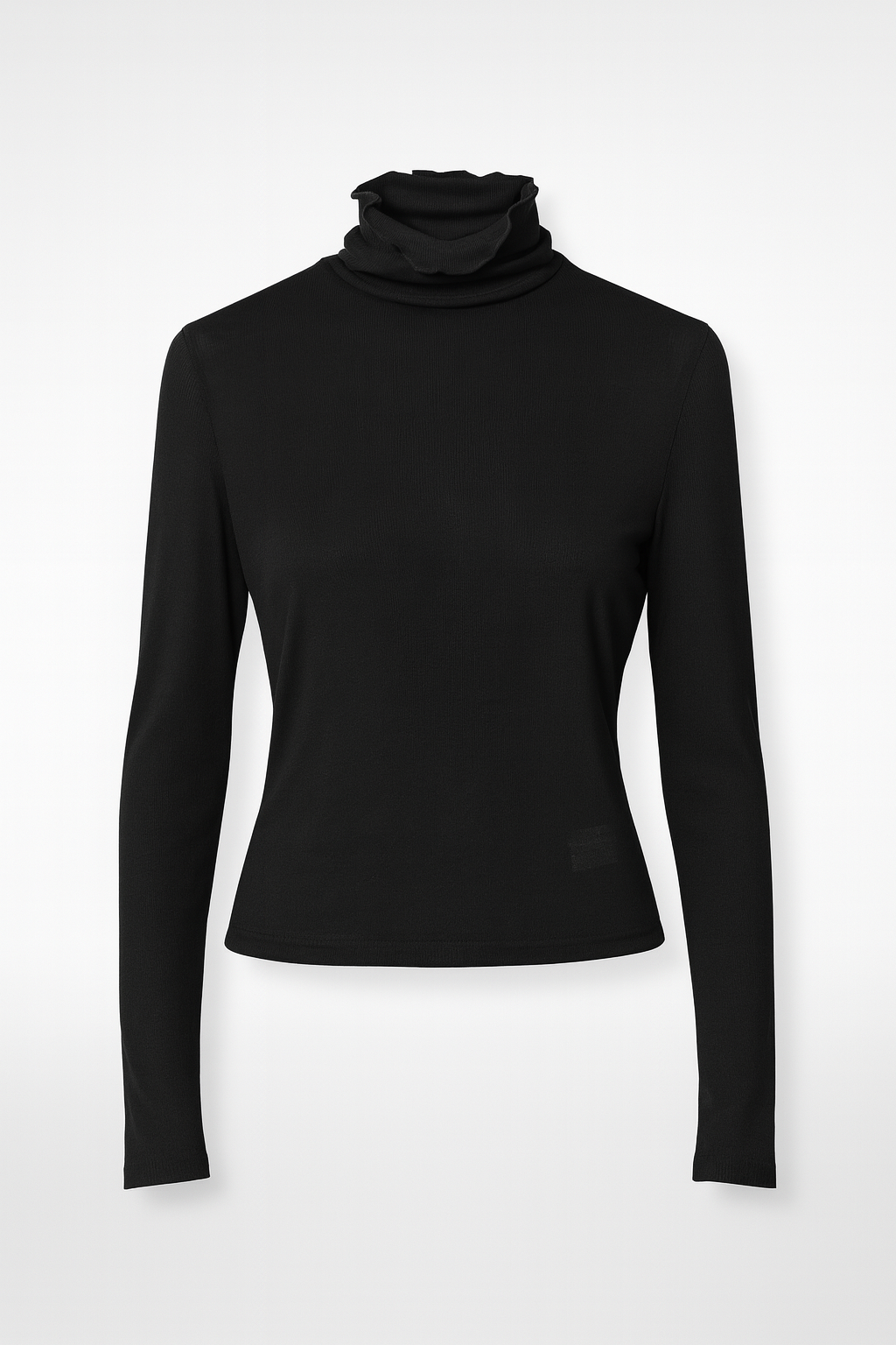 The Regent Obsidian Second Skin Turtleneck