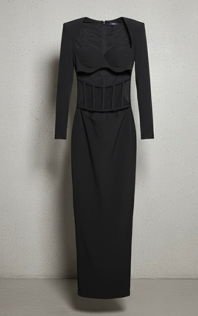 Obsidian Corset Gown